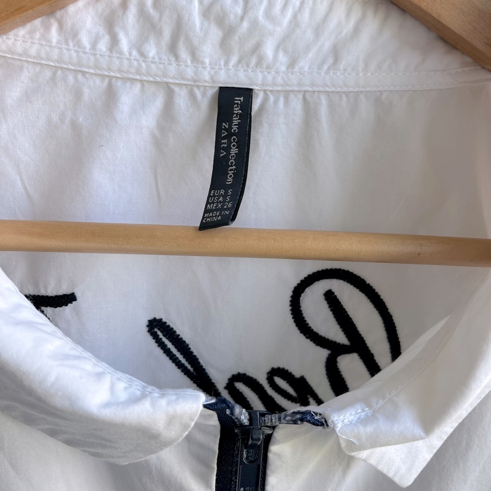 Zara Half Zip Cropped Pullover - image 3